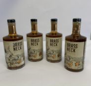 Four Brass Neck Premium Scottish Spiced Rum 700ml (Paint Damage To Labels).