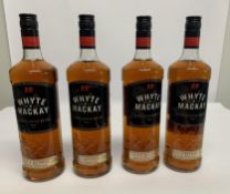 Four Whyte & Mackay Blended Scotch Whisky 4 x 1ltr.