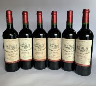 Six 2014 Château Lamothe Saint Germain Red Wines 750ml.