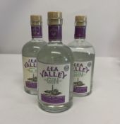 Three Lea Valley Lemongrass and Lavender Gin 700ml.