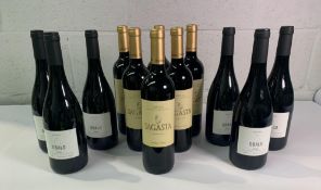 Six Sagasta Rioja Reserve 2019 Red Wine 6 x 750ml and six Obalo Reserve 2018 Red Wine 6 x 750ml.