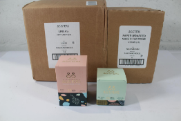 Twelve boxes of twenty four &Sisters Liners (Very light) and twelve boxes of sixteen Paper Wrapped N