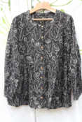Gudruns Joden Artist Blouse Black Size S.