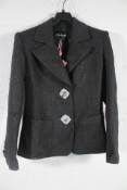 Nana Jaqueline Maya Lapel Suit Jacket - Black (XS).