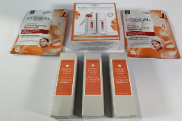 Variety of Skin Care Products to include Loreal Paris Serum Masks (26g), Brightening Serum-Fluid Duo