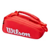 Wilson Super Tour - 6PK RD Bag, in Red. Sealed. (WR8010701001).