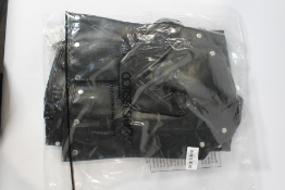 Corset Story Black Leather Look PU Underbust with Halter Strap, A3506. Size UK 24. .