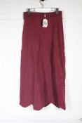 Emmy Design The Deco Darling Skirt in Aubergine, Size UK 10/12.