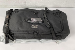 Craftride Motorcycle Tail Bag for Choppers Cruisers Craftride SQ1 Buddy Seat Bag - Black.