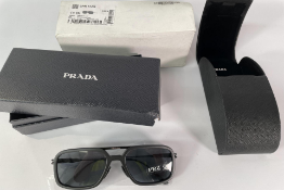 Prada Sunglasses PRADA PR 57ZS 1BO5Z1 - Black - (some damage to box).