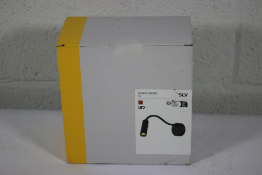 An SLV Lighting Karpo Goose Wall-Mounted Light in Matt Black.