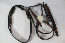 HBW-201 Bridle, Figure 8, Raised, Fancy - Pony - C.M Hadfield's.