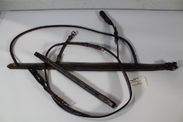 HBW-106 Bridle, Wide, Raised, Fancy Stitch - C.M Hadfield's Saddlery.