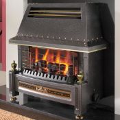 Flavel Regent Gas Fire LFE Black FRLCN0EN - As New (stock image).