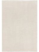 Benuta Nest Tacoma Machine Made Rug - Light Grey - 160 x 230cm - As New (stock image).