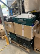 Pallet of Assorted Miscellaneous and Related Items (Crates not included)