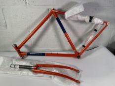 Dario Pegoretti Luigino Frame (52) and Fork - Columbus Nobium Steel Alloy - Handmade in Italy S Clau