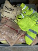 Assorted Corporate Clothing (stillage not included).