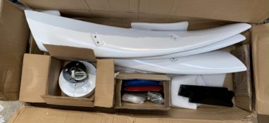Home Wind Turbine 5000w, 48V, White, Model FX-5000 (may not be complete, viewing advised).