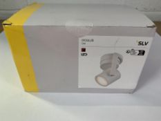 An Oculus CW SLV, Matt White/Clear LED Light (1004665). Boxed. As New.