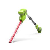 Greenworks G40PHA Power Hedge Trimmer - Double Blade (No battery or charger, stock image).