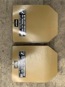 Six Travail Mutli-curved Rear Training Plates, 3.2kg. Pre-owned.