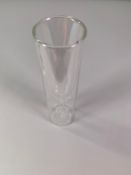 Sziqiqi Double Walled Crystal Champagne Flute Glasses, 84 Units. As New.