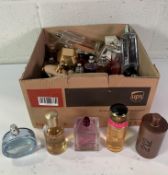Approximately forty part used Perfume/Eau De Toilette to include Dior, Prada, Lacoste, Gucci, Chanel