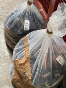 Two large bags of belts.