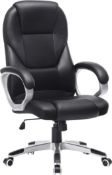 Songmics Executive Office Chair with High Back OBG22BUK (stock image).
