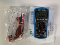 ACT 6000 Digital Multimeter With Leads And Pass Calibration Form, Has Some Slight Marks. Switches On