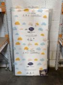 A Silentnight Cot Mattress, 70cm x 140cm. As New.