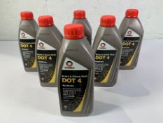 Six Comma DOT 4 Brake and Clutch Fluid Bottles - BF41L 1L Grey.