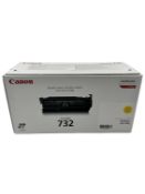 As new Canon 732 Yellow Toner Cartridge (P/N: 6260B002AA) (Box sealed).