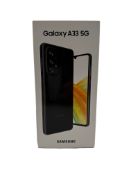 Pre-owned Samsung Galaxy A33 5G (SM-A336B/DSN) 128GB in Awesome Black (Boxed, no accessories include