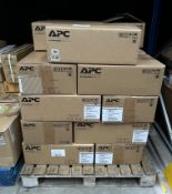 Twenty five APC Replacement Battery Cartridges (M/N:APCRBC141) (Some boxes open. Palletised)