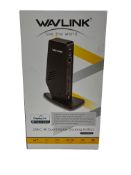 Pre-owned Wavlink USB 3.0/USB C Dual 4K Display Dock (Boxed).