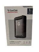As new SanDisk Professional 1TB G-DRIVE ArmorATD USB-C External Hard Drive (Box opened).