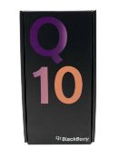 As new BlackBerry Q10 SQN100-3 in Black (Box opened, EU plug included) (https://www.checkmend.com/uk