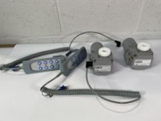Ten Volker Hand Control Auto Contour 4-P E2240-01 and Five Volker HV02 Lifting Heads.