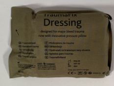 Approximately one hundred and thirty TraumaFix Dressing for major bleed trauma (REF:1964) As New (02