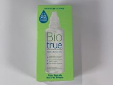 Twenty four bottles of Bausch + Lomb BioTrue Multi-Purpose Solution, EXP: 2025-11 (100ml per bottle)