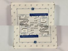 Pack of five Laureate Hydrophilic Angled Guide Wires (0.035