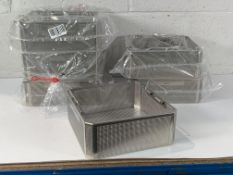 Six Aesculap Strainer baskets (REF: JG114R). As New.