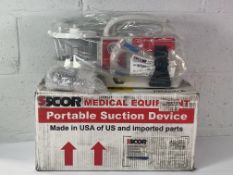 A SSCOR VX-2 Suction Unit Medical Emergency Device. As New.