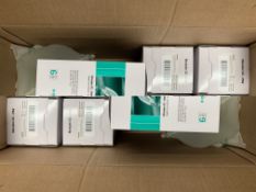 Six packs of Braun Manipler AZ-35W Stapler, 6.9mm x 4.2 mm, 6 Staplers per pack (Use by : 30/09/28).