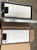 Two Enbio S Class B Steriliser, white. Pre-owned (one has damaged case and missing cable).