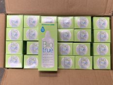 Twenty Four, Bausch+Lomb Bottles of BioTrue multi purpose solution, 300ml. New (EXP: 25/12)