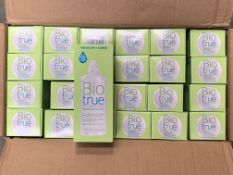 Twenty Four, Bausch+Lomb Bottles of BioTrue multi purpose solution, 300ml. New (EXP: 25/12)
