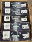 Five Rio Roller Quad Roller Skates - Navy/Green (UK 13, 1 x 2 and 5), Black/Grey (UK 1), all junior